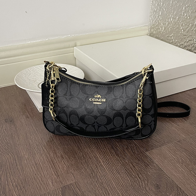 Koujia Teri underarm bag, handbag, vintage crescent bag, shoulder crossbody bag, light luxury versatile women's bag, classic retro bag