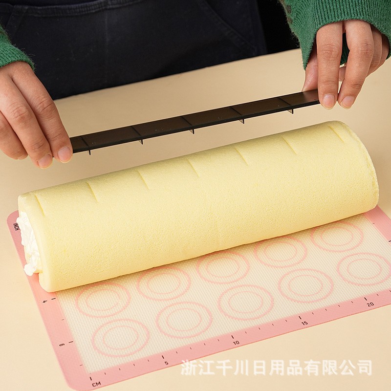 Cutting cake roll scale slicer cutting artifact evenly divided mold auxiliary tool baking ruler kitchen