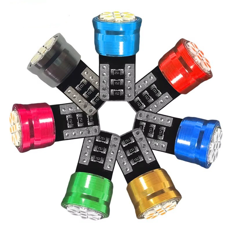 Новая модель автомобиля светодиодный индикатор T10 2016 9SMD декодирование подсветки W3W лампы для чтения номерной прожектор