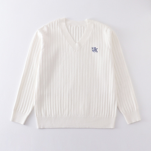 Original [Moonlight] Embroidered JK Uniform Hooded Sweater Core Yarn Knitted Top Loose College Style Outerwear Autumn/Winter