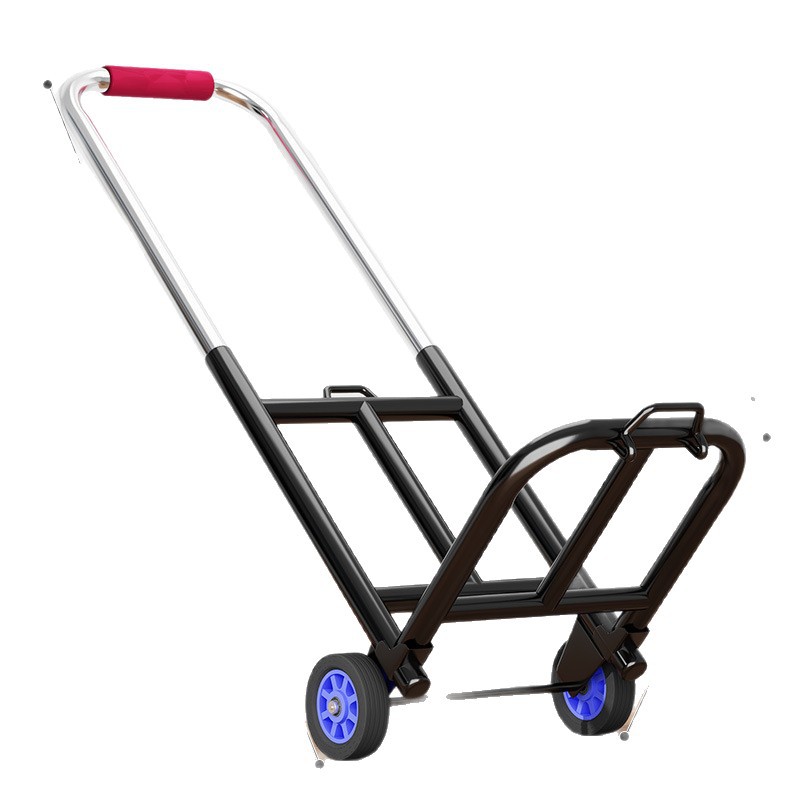 Carro plegable, remolque de manipulación para el hogar, compras, compras, puestos, carros, artefactos, equipaje portátil ligero, camiones