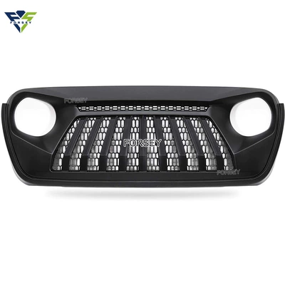Suitable for 2018+ Jeep Wrangler JL front grille and front bumper center mesh (Zhongwang)