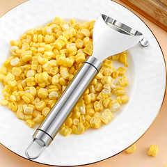 Kitchen corn peeling artifact stainless steel corn peeling household corn peeling manual corn peeler melon and fruit knife