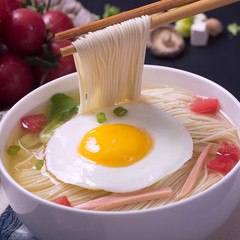 A bowl of noodles, Maixiang Round Noodles/Narrow Noodles/Wide Noodles 500g*1 pack, produced by Chenkeming Group