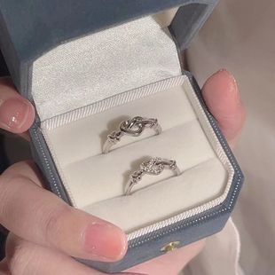 [Brand small design universal ring for finger, light luxury style, high-quality style, for beloved]