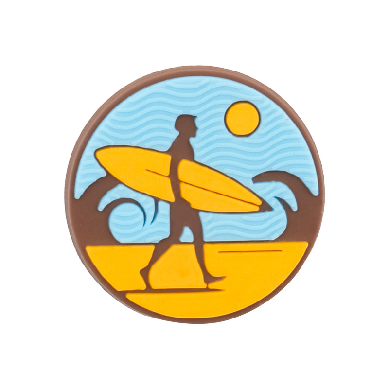 国境を越えたアニメオーストラリアの靴の花の靴は穴の靴の装飾のボタンの部品を掛けます。