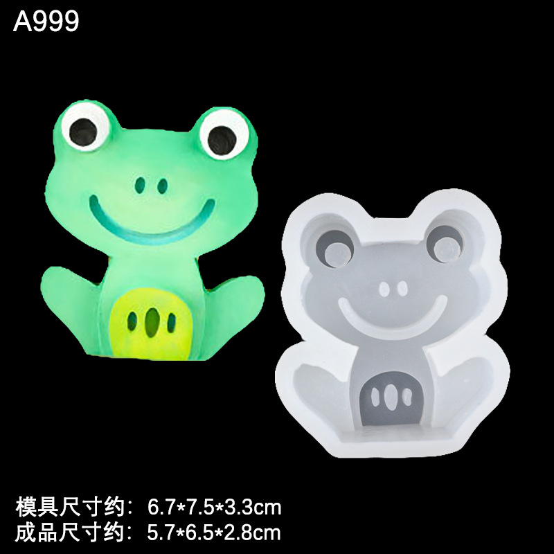 Nuevo dinosaurio de la historieta jirafa y otros modelado silicona animal aromaterapia cristal gota plástico juguete molde vela