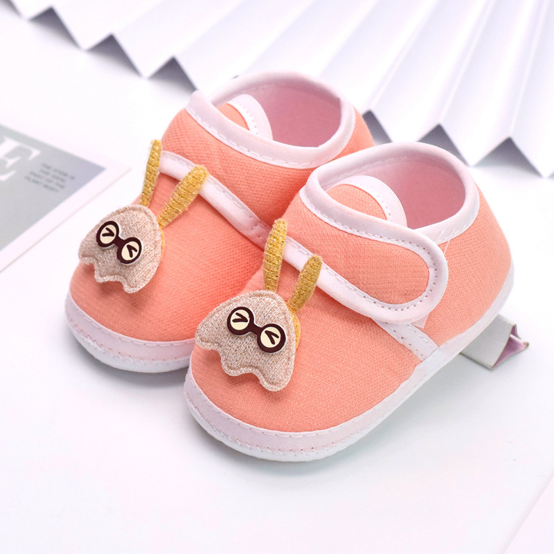 Zapatos de niño de fondo suave primavera y otoño zapatos de tela de bebé para niños y niñas 0 a 6-7-8-9-12 meses zapatos de bebé zapatos de recién nacido