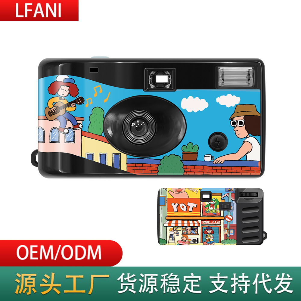 New Disposable Half-Frame 36 Popular Life Film Film Camera with Customizable Pattern Logo