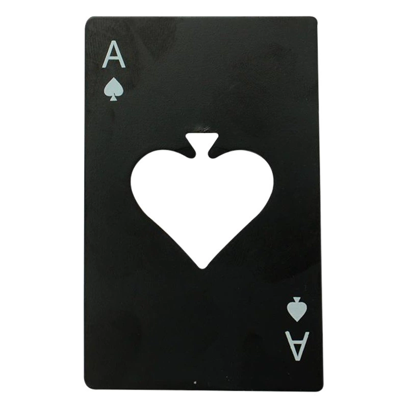 Пики типа кредитной карты открывалка для бутылок творческий игральных карт формы из нержавеющей стали бытовые инструменты открывалка для бутылок открывалка для пива