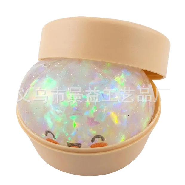 Transfronterizos raros bolos de brillo rosa, juguetes suaves y lindos, artículos de colección de compresión reducida brillante, bolos de compresión de compresión