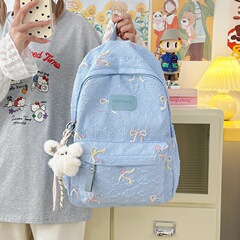 书包女小学生高颜值可爱蝴蝶结背包大容量一到二年级小学生双肩包