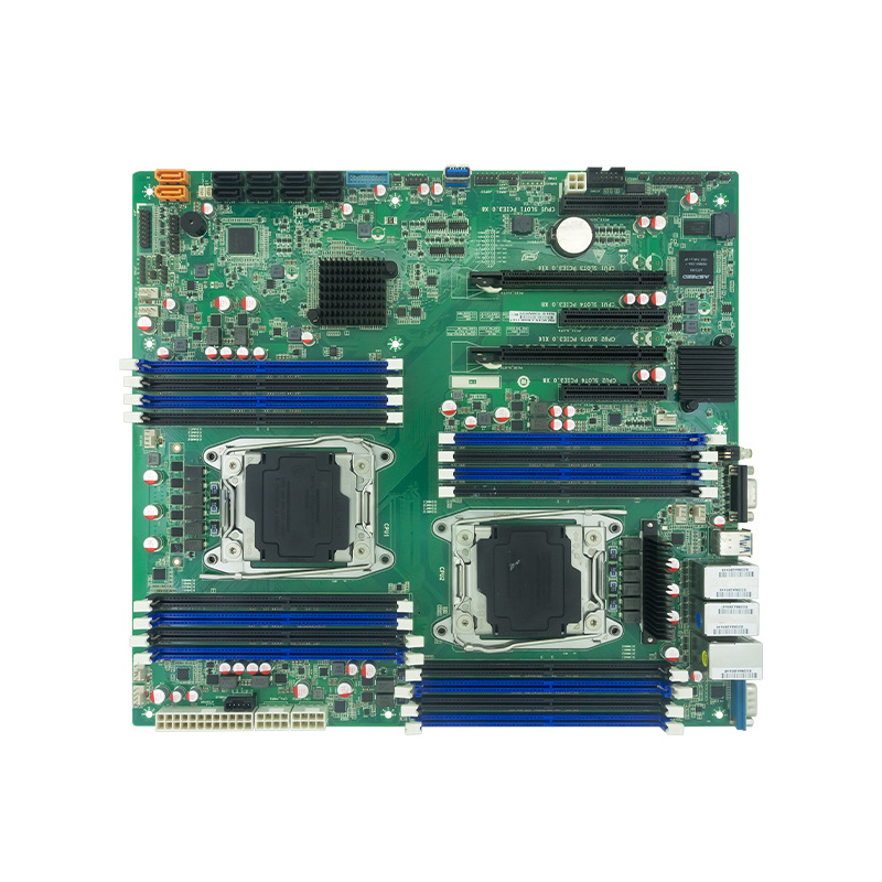 JWIPC智微智能 标准EATX主板 C612芯片组 4口千兆网络10个SATA3.0