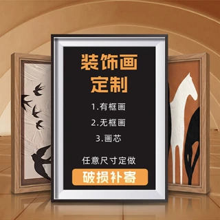 跨境玄关客厅装饰画可定制入户门背景墙遮挡挂画出口批发工厂直供
