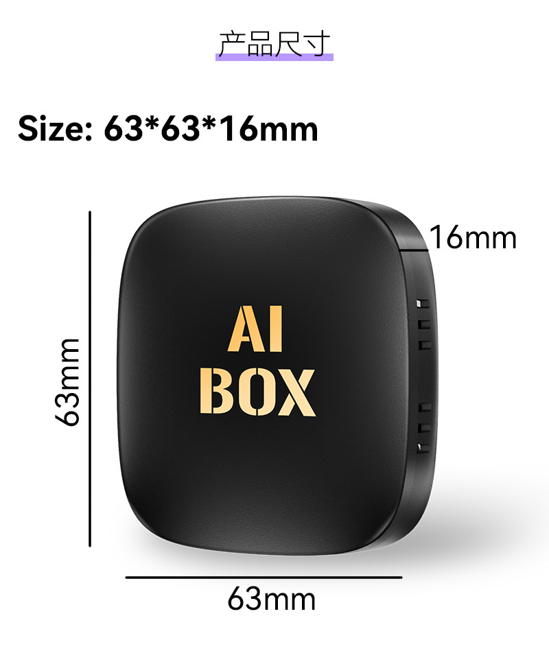 Open-Source Carplay Box Converts to Android System Ai Box Screen Mirroring Smart Wireless Carplay Box