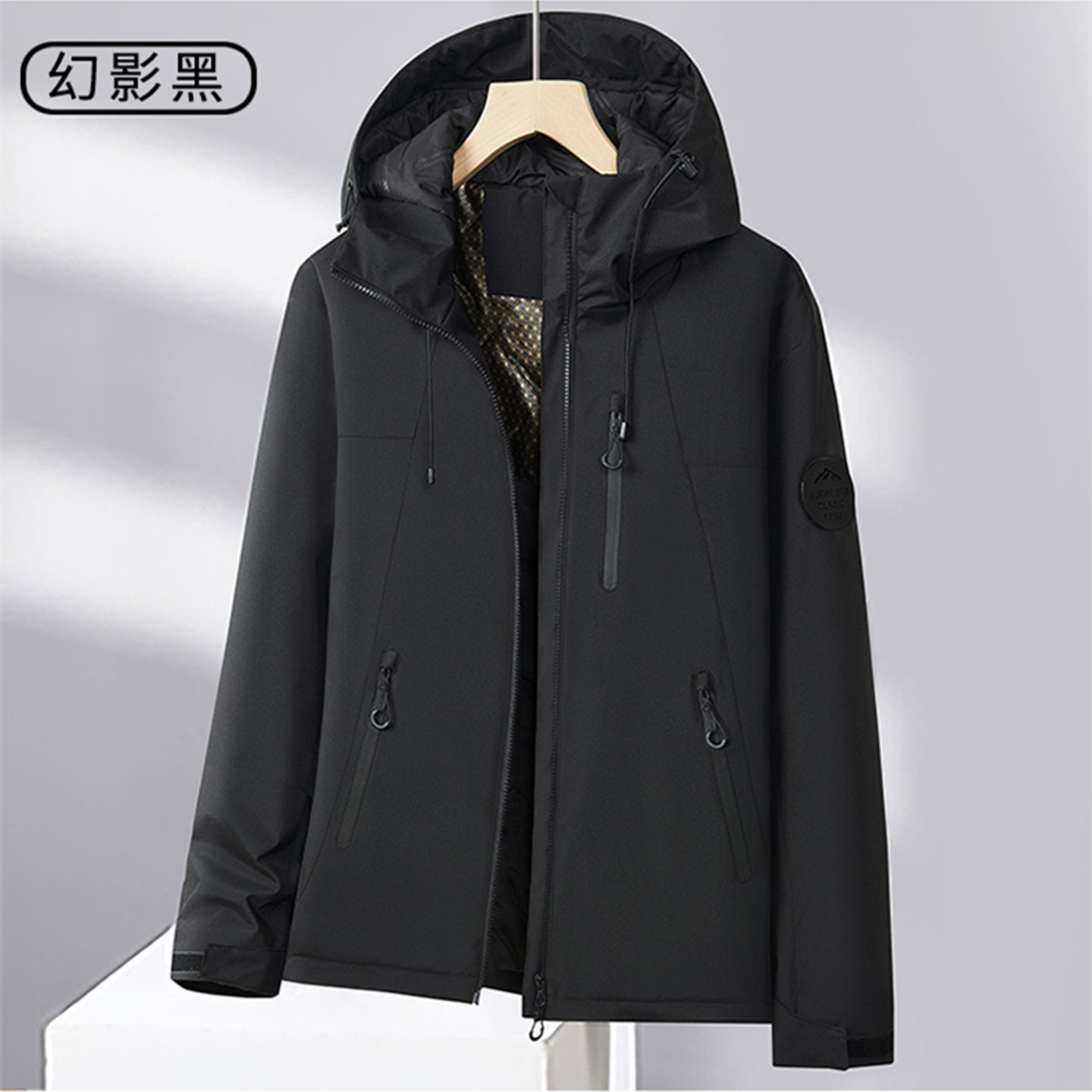 Winter outdoor jacket, cotton coat, graphene heat-retaining thermal mountaineering jacket, windproof and waterproof jacket, cotton coat