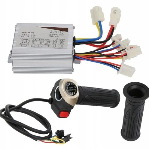 24V36V48V500W350W翼昀有刷控制器 加长线转把留言备注几V几瓦