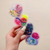 Cartoon crab pin flower-shaped, elastic children's cute hair rope