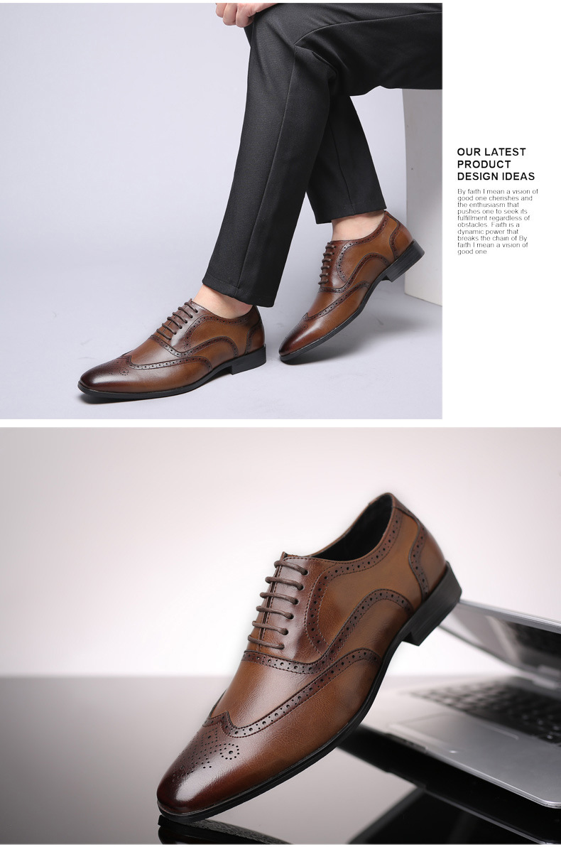 Factory direct supply spring new formal casual men's shoes Oxford Business Men's shoes cross-border for a generation of hair_vogvips.com