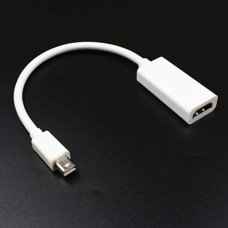 Мини DP к HDMI вращающийся кабель, маленькая оболочка, мини DisplayPort к HDMI, кабелирование 1080p