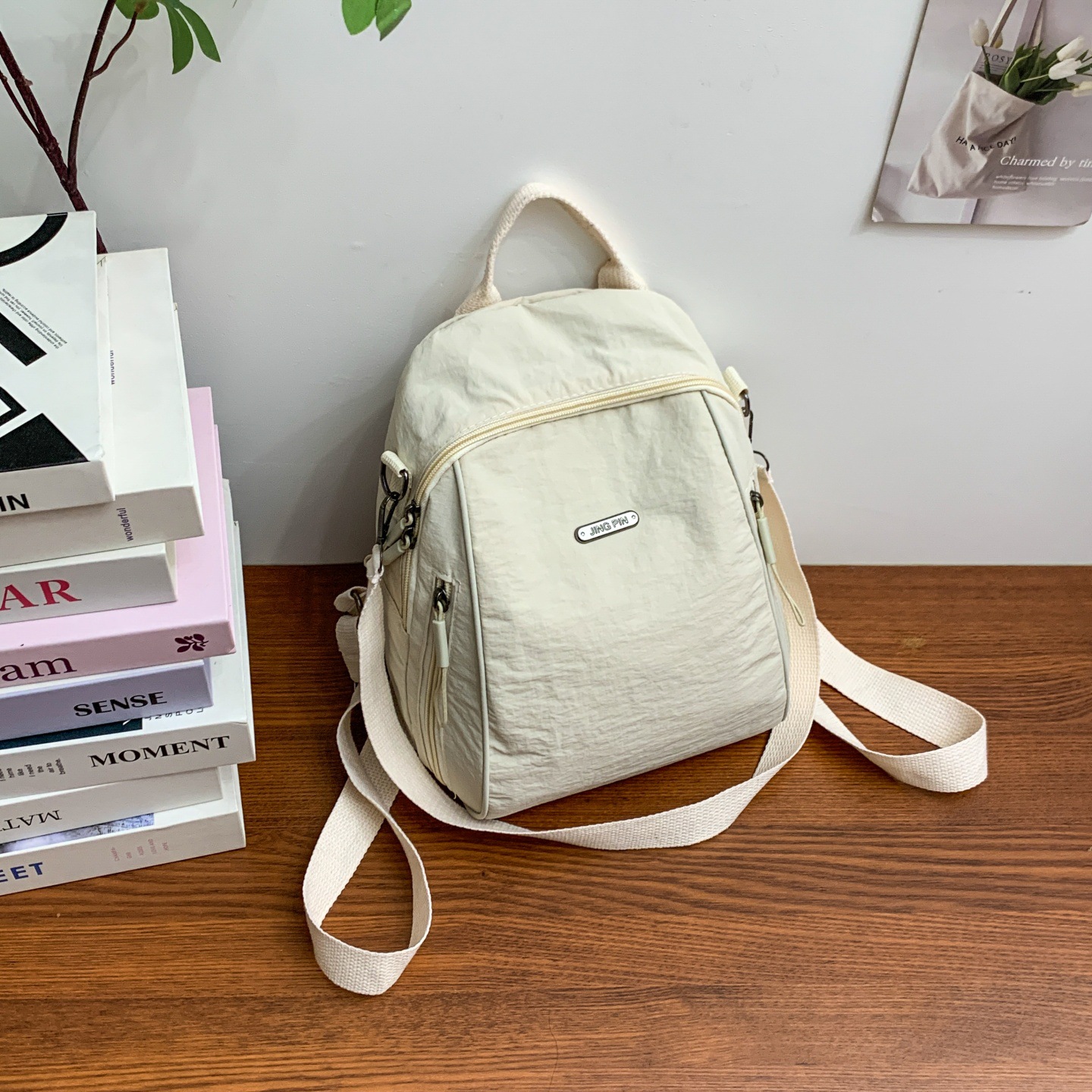 Mochila de otoño nueva mochila de viaje de viaje de gran capacidad, mochila de moda versátil, mochila ligera, bolso de mano de gran capacidad