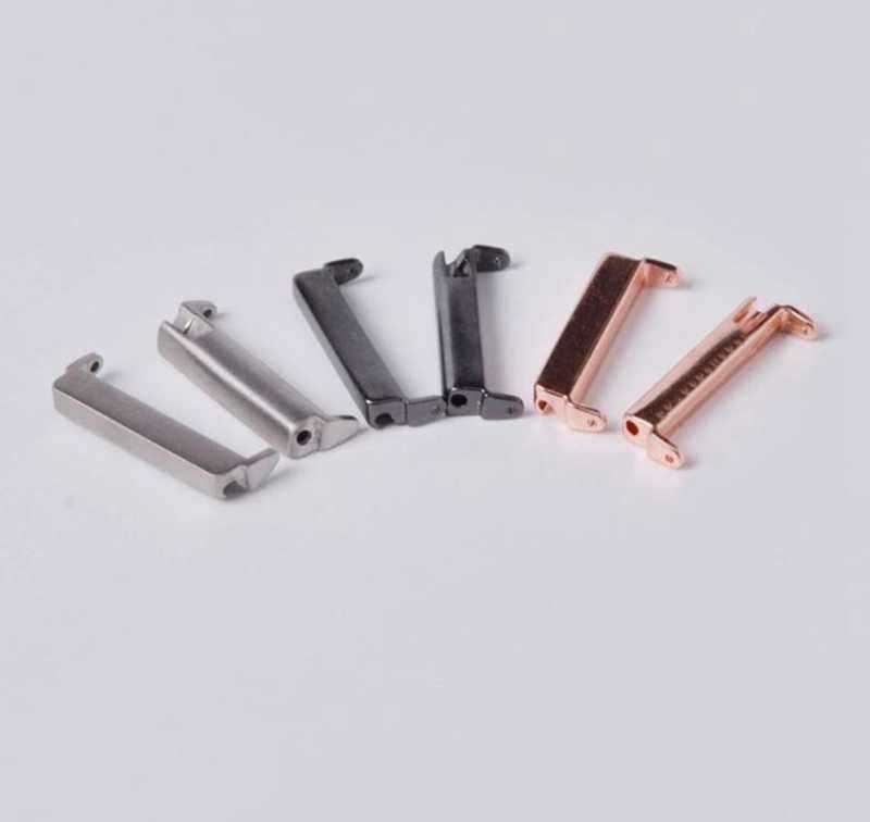 For fitbit versa/lite/versa 2 watch strap connector stainless steel metal joint ear