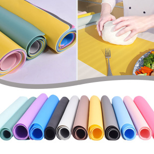 DIY Kitchen Baking Kneading Mat, High Temperature Resistant Food-Grade Colorful Anti-Dirt Mat, Panel Chopping Board Silicone Pad Wholesale