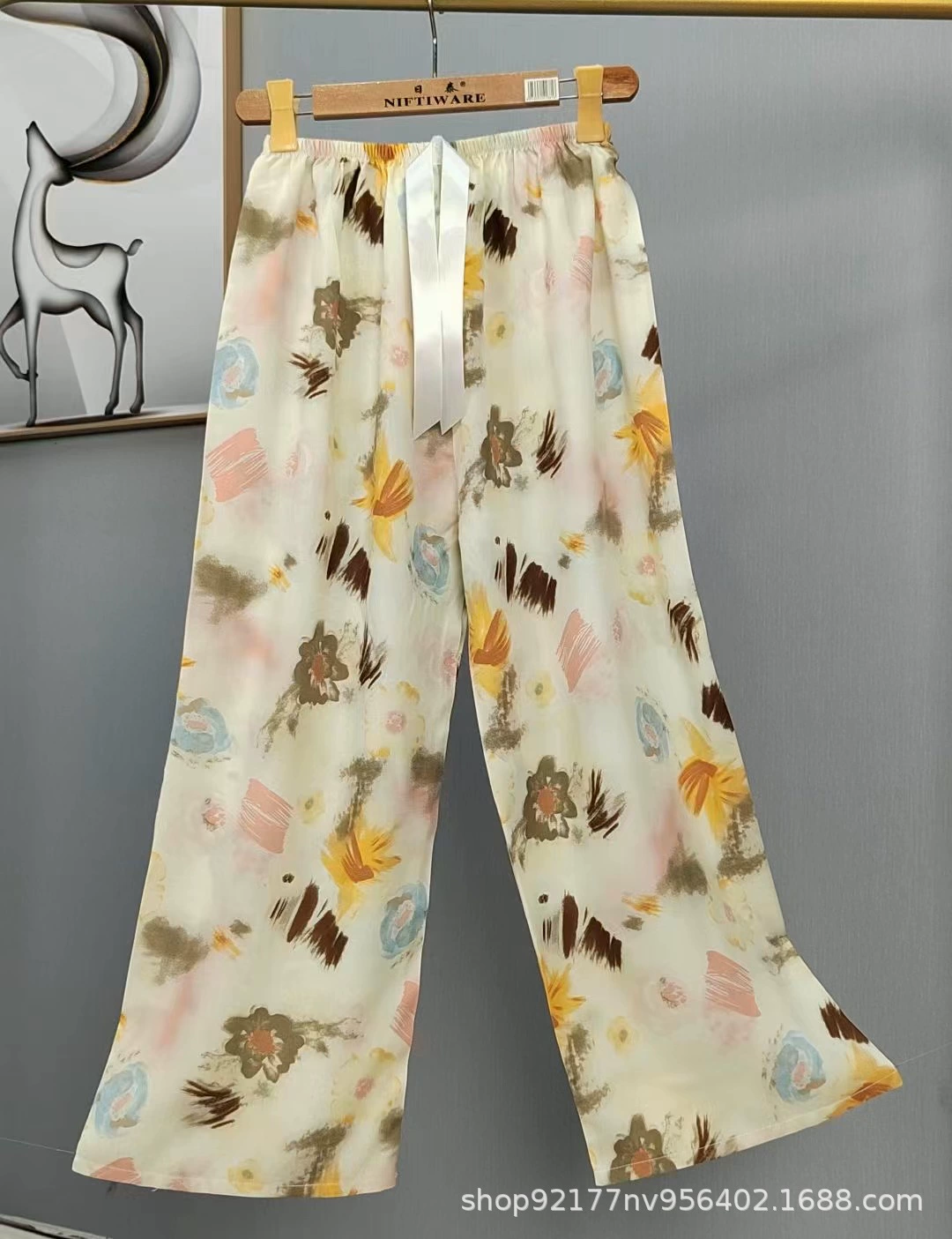 Summer trousers, thin pijama for leisure, Chinese style