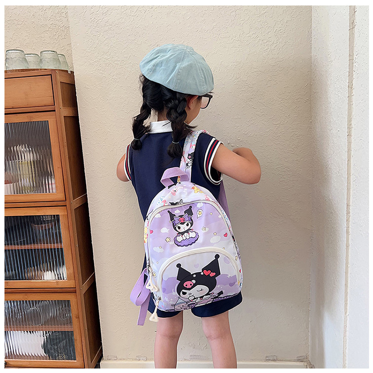 Cute cartoon, lightweight and lightweight schoolbag for kindergartens, fashionable and versatile children's backpacks for outdoor leisure travel undefined