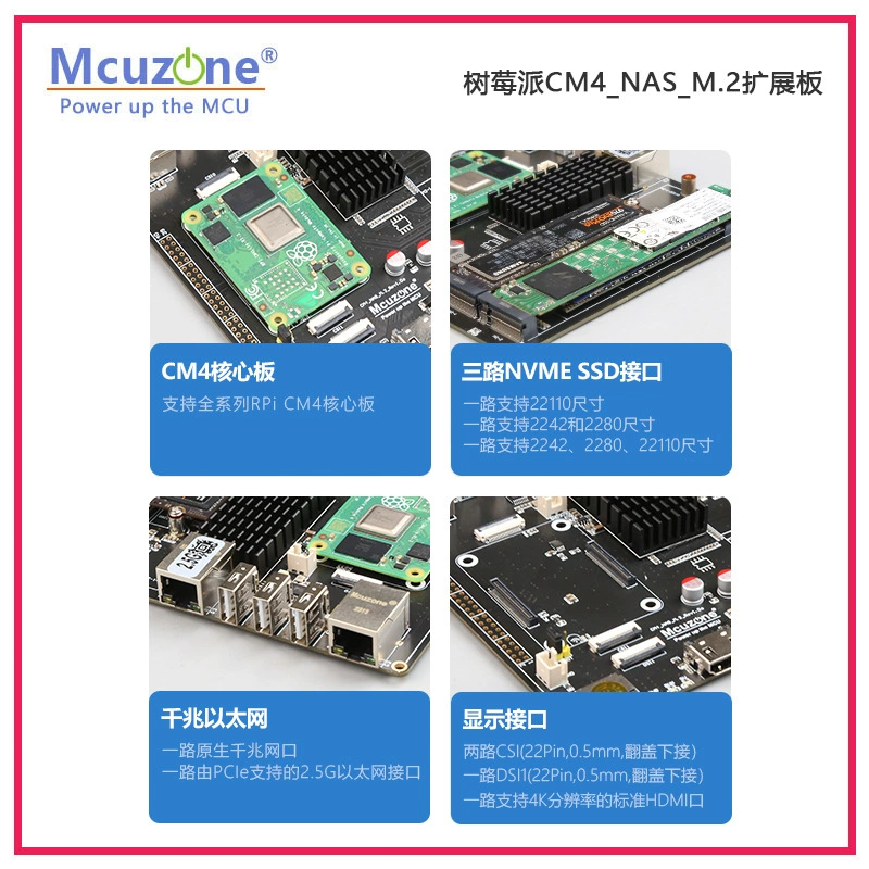 Raspberry Pi CM4_NAS расширение сеть жесткий диск M.2 M-Key NVME 2.5G сетевые карта PCIE PCIE