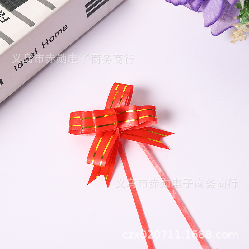 N ° 15 de plástico dibujado a mano flor caramelo bolsa de regalo cinta de sellado bolsa de embalaje flor decorativa dibujo con caja tamaño pequeño flor de tirón