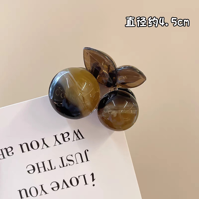 31#Brown smudged bead cherry about 4.5cm (single pack)