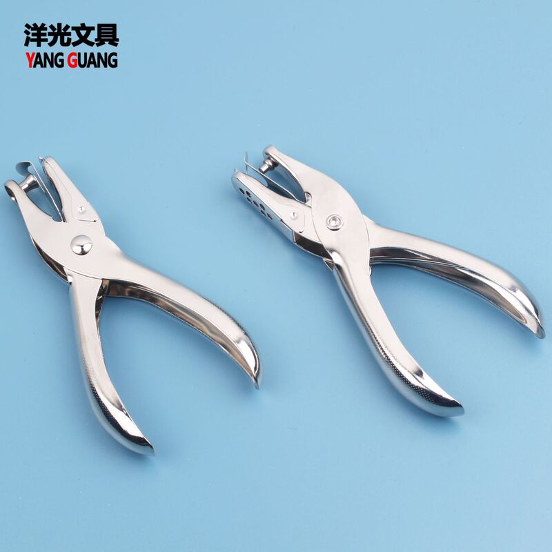 手動単穴パンチ、手持ち式ルーズリーフパンチ、ミニ金属パンチ、省力紙穴あけ機|undefined
