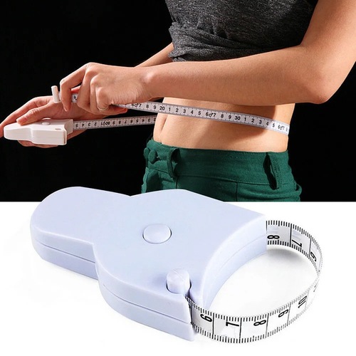 Portable automatic mini tape measure, body measurement tape measure, height meter ruler, soft ruler, automatic telescopic waist ruler
