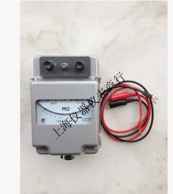 上海第六电表厂梅格牌ZC-7 2500V绝缘电阻表/兆欧表/绝缘摇表