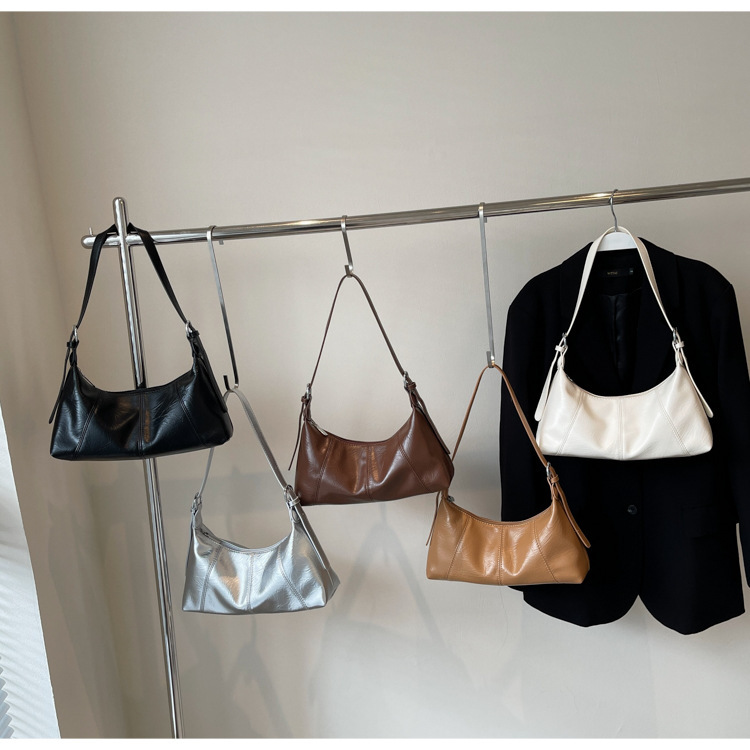 Sac à bandoulière tendance pour femmes sous les aisselles 2024, nouvelle version coréenne à la mode, simple, grande capacité, pour le travail et les déplacements_voghion.com