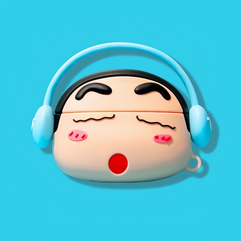 Apple Airpods4 Bluetooth ヘッドセット保護カバー Pro2/3 世代漫画シリコンソフトシェルかわいいパーソナライズされた倉庫に適しています|undefined