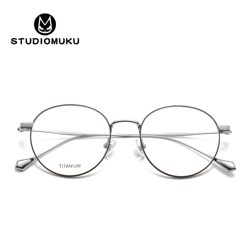 STUDIOMUKU Muco Cool Glasses Las gafas redondas hechas a mano que han conmovido a innumerables personas están de vuelta en el marco de las gafas