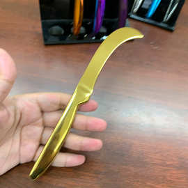 不锈钢小弯刀水果刀餐厅牛排刀香蕉刀小镰刀家用割菜瓜果水果弯刀