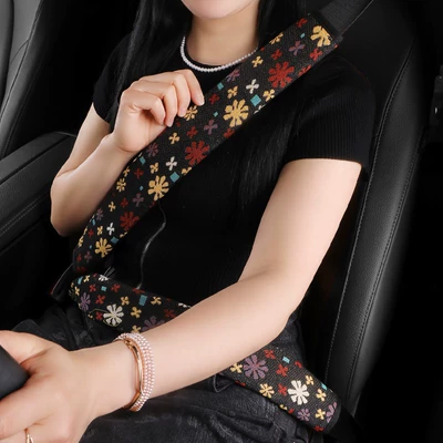 Car Seat Belt Shoulder Cover Sürətlər qutusu və əl tormozu başlıqları