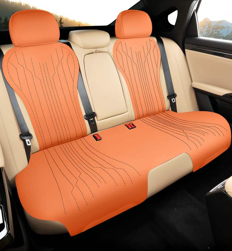 GeeLy GaLaxy L6 Seat Cushion FuLLy Surrounded Four-season Seat Cover SpeciaL Cushion Suede Leather Summer BreathabLe Car Seat Cover