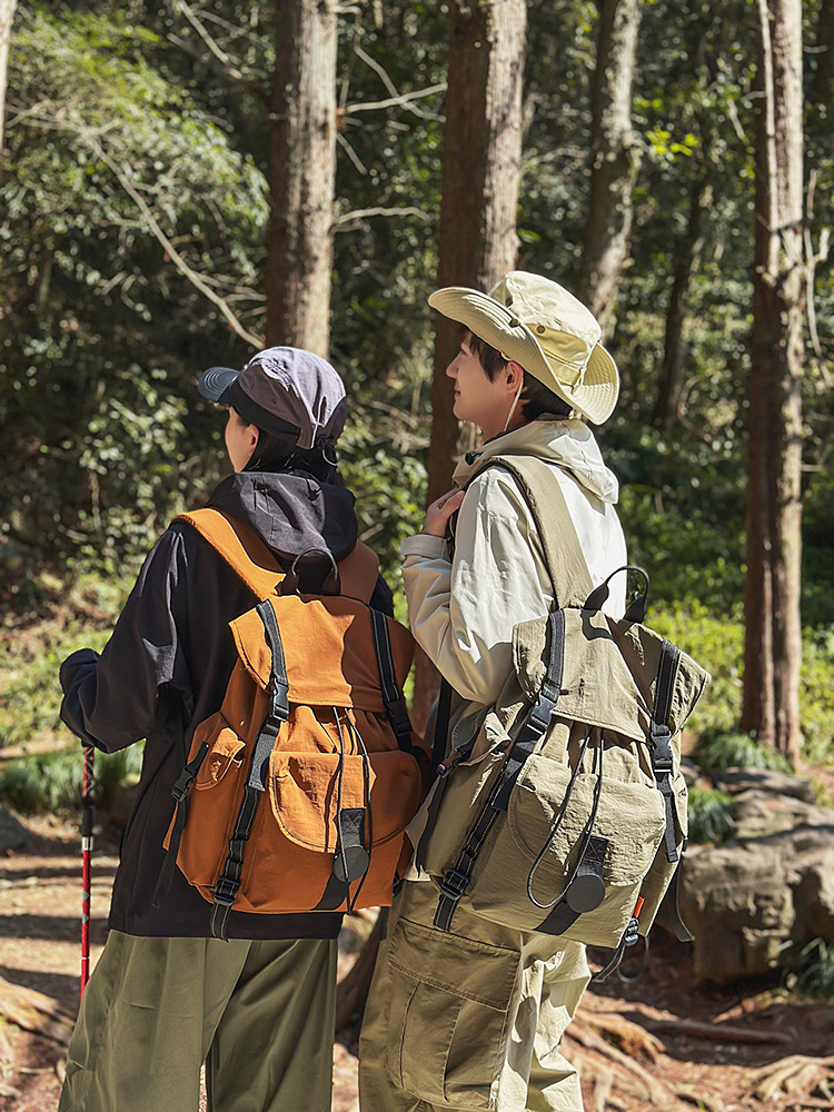 Mochila de Senderismo Impermeable de Nailon para Deportes al Aire Libre