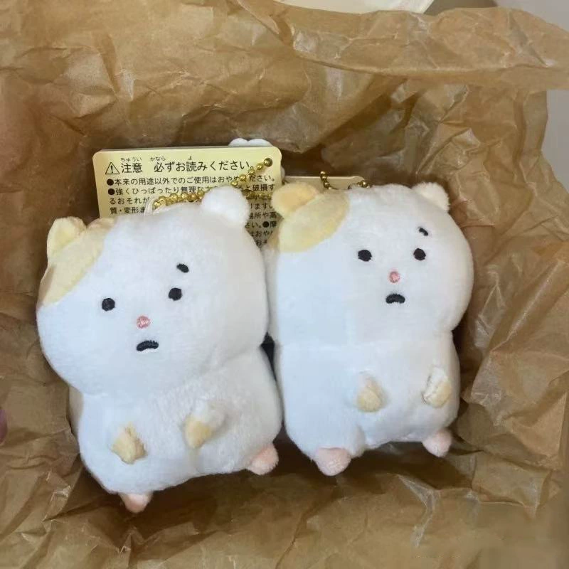 Оптовая продажа от производителя: плюшевая игрушка-подвеска "Маленький хомяк", милый кулон для сумки, брелок для ключей, подарок для пары