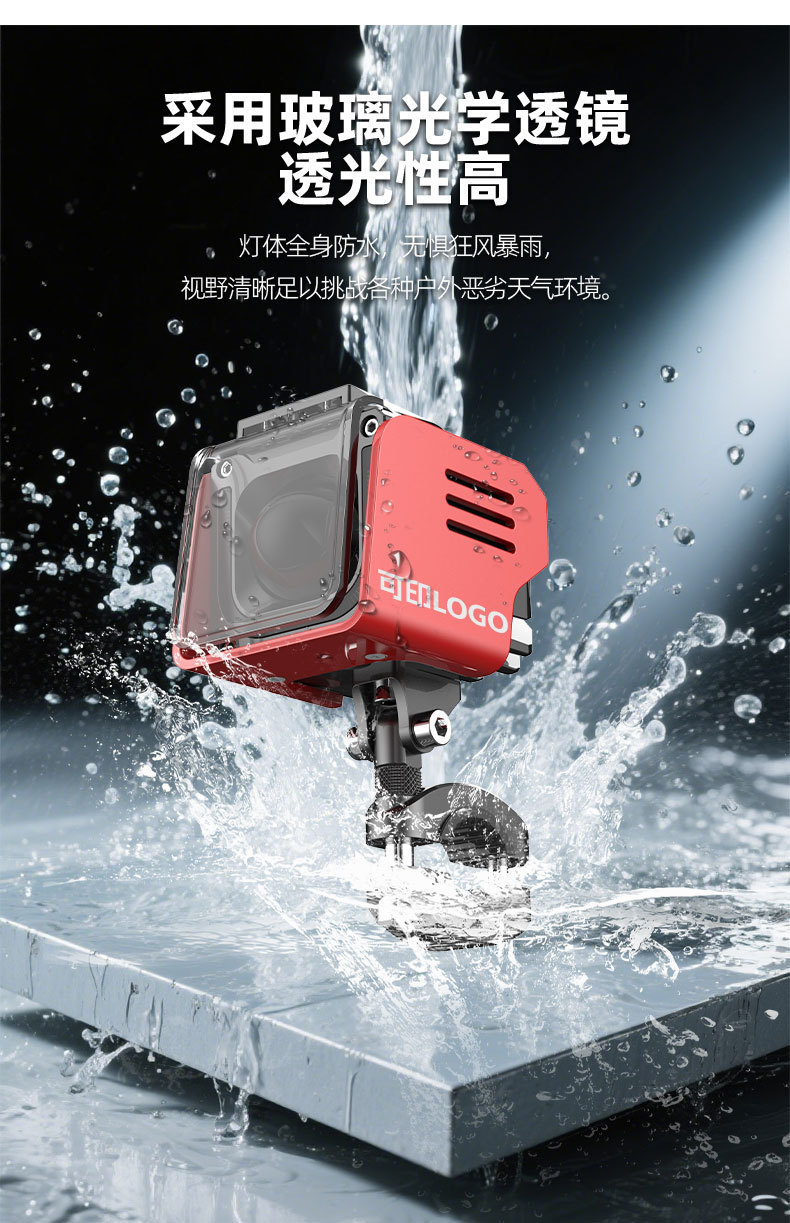 Motorcycle Waterproof LED Spotlight Super Bright High Beam