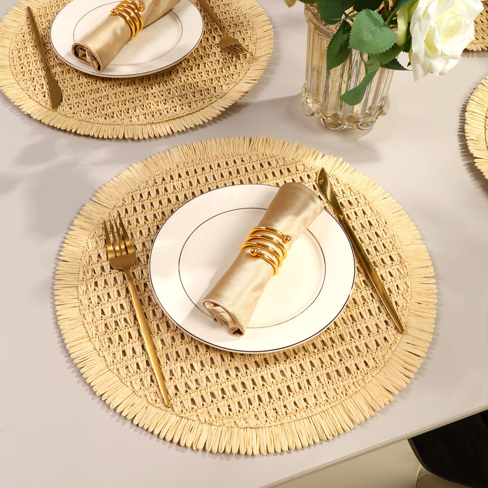 Alfombra de comedor occidental de estilo europeo simple diagonal PVC trenzado aislamiento térmico antideslizante decoración alfombra de comedor de hotel doméstico