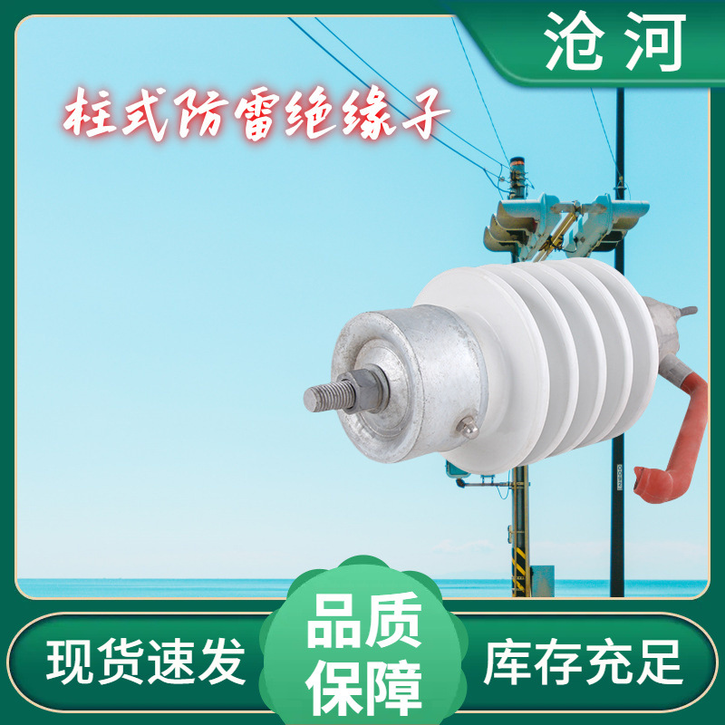 PSL-12/5ZS复合穿刺型防雷绝缘子R5ET105L线路柱式瓷瓶