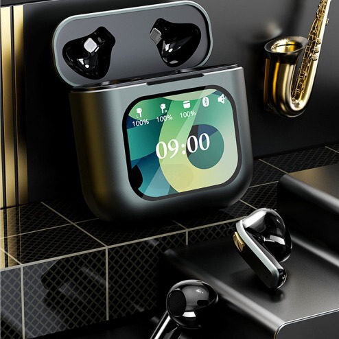 Suitable for JBL Bluetooth Headset with Screen Sports Headset High Sound Quality Music Headset Smart Touch 2024