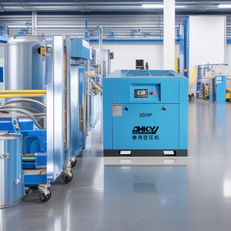Huizhou Screw-Type Air Compressor 22Kw 30Hp Industrial-Grade Automatic Spraying In-Stock Wholesale Variable Frequency Silent