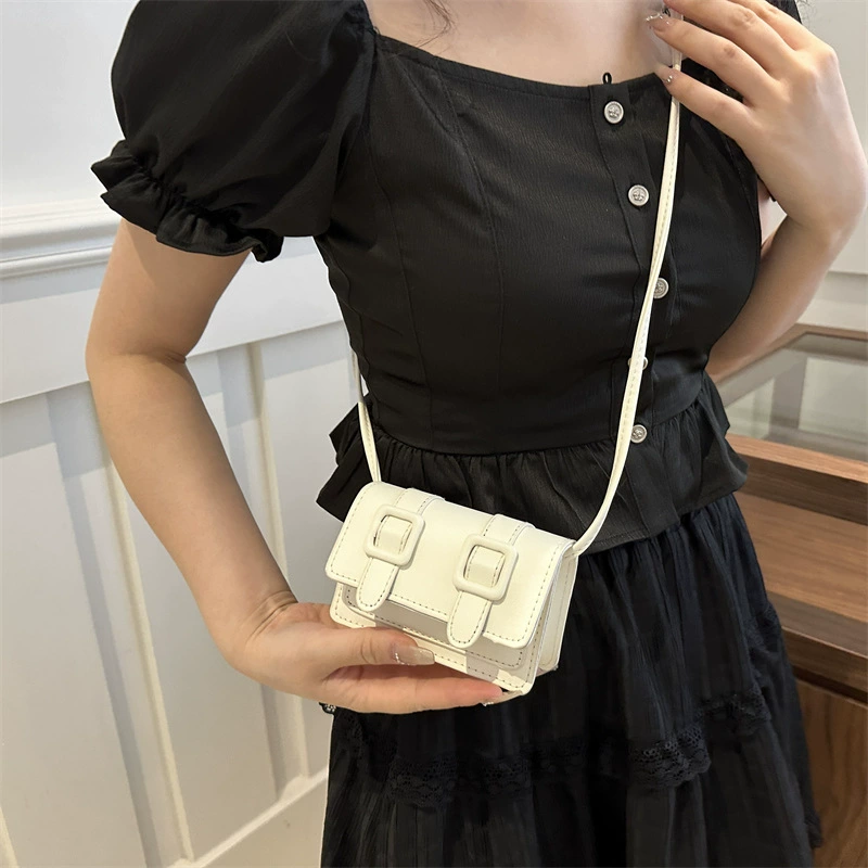 Маленькая сумка через плечо для телефона, премиум-класс, стиль корейский и западный