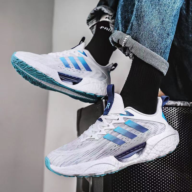 Sports shoes new thick bottom fly woven breathable foreign trade men's shoes wholesale tide casual shoes outdoor light running shoes men Sports shoes new thick bottom fly woven breathable foreign trade men's shoes wholesale tide casual shoes outdoor light running shoes men